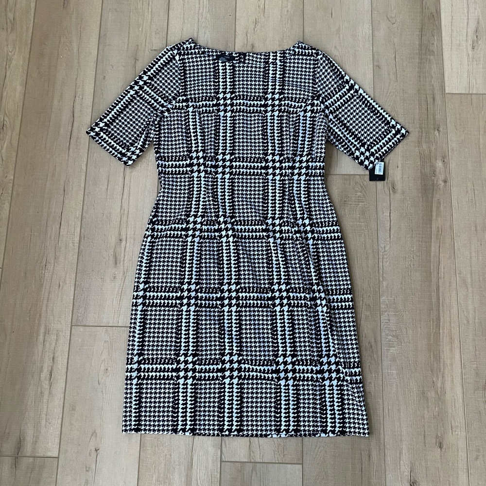 Alfani Houndstooth Dress NEW